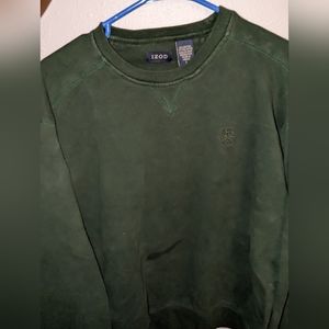 Semi Distressed Dark Green Crewneck